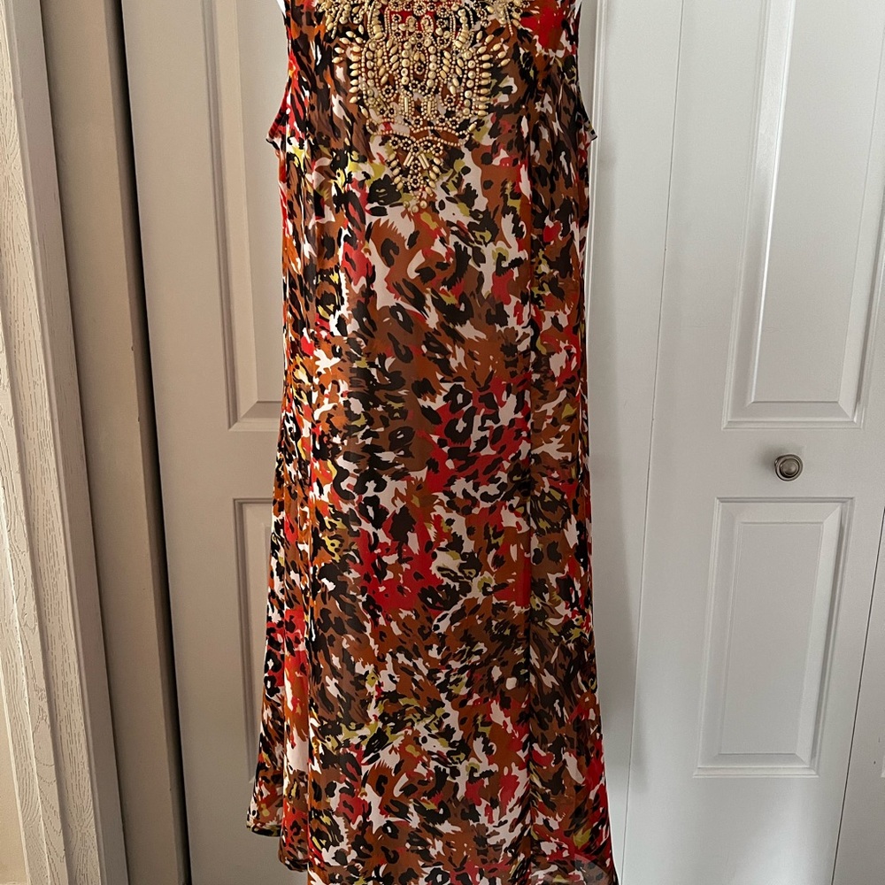 Embellished Multicolor Dress